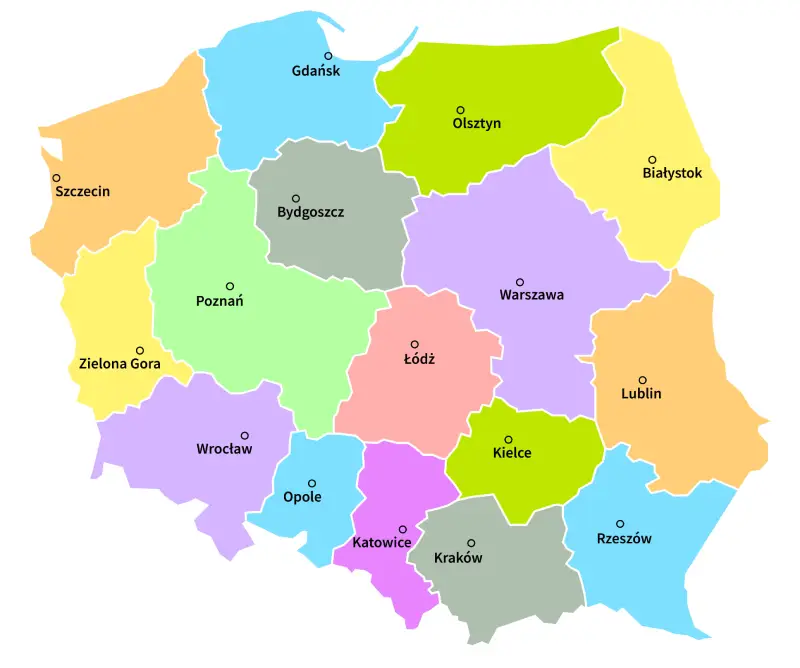 mapa działania